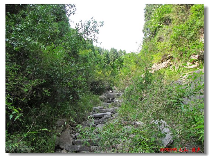 青州仰天山当地老百姓赶集走的路