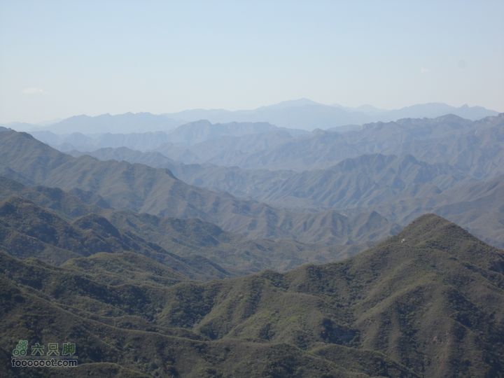凤凰岭外围一圈侧望群山峻岭