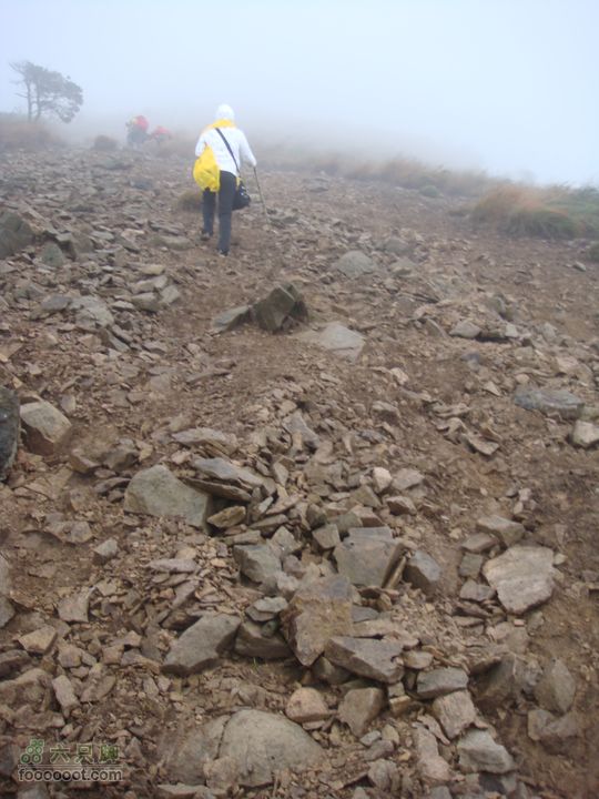 徽杭古道加清凉峰回头望了下绝望坡