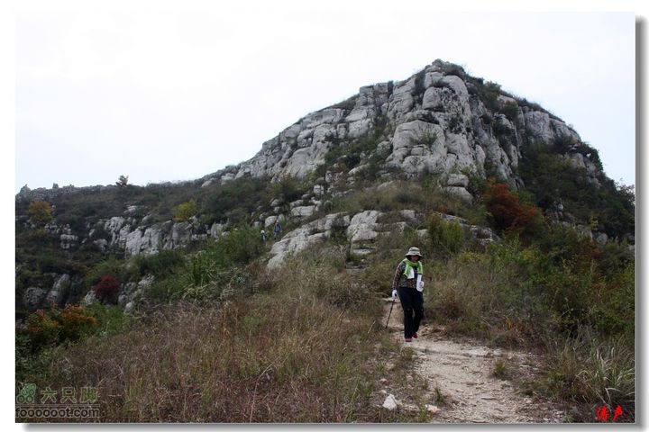 王疃朝阳洞大寨珍珠峪下山的小路