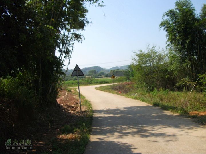 20111016河源-惠州东江东岸顺流而行骑行槎岭村的村道