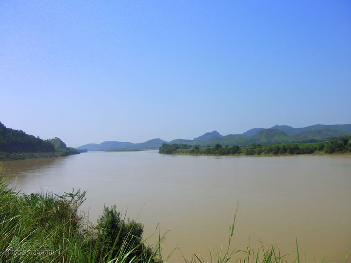 20111016河源-惠州东江东岸顺流而行骑行东江，有点混浊