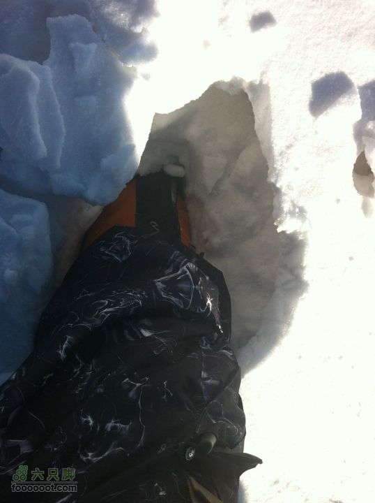 大年初三-初五冬季小五台探险-章家窑入-登顶西台快到西台的地方，雪越来越厚