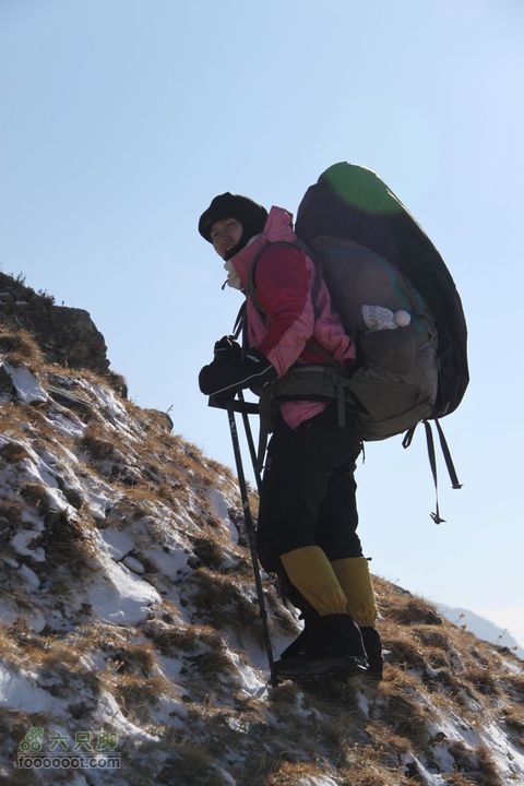 大年初三-初五冬季小五台探险-章家窑入-登顶西台开始爬升，冲顶！