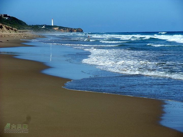 骑行大洋路 - 1 莫格斯河口的沙滩