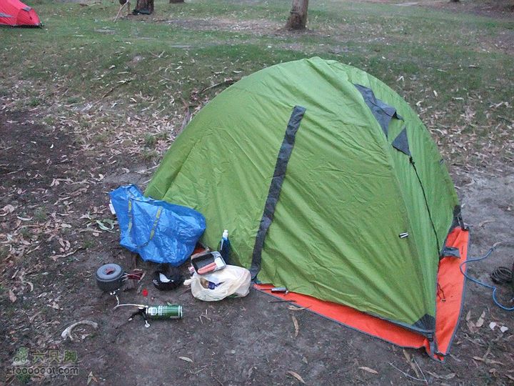骑行大洋路 - 1 搭好帐篷，生火做饭（Set up the tent and cook）