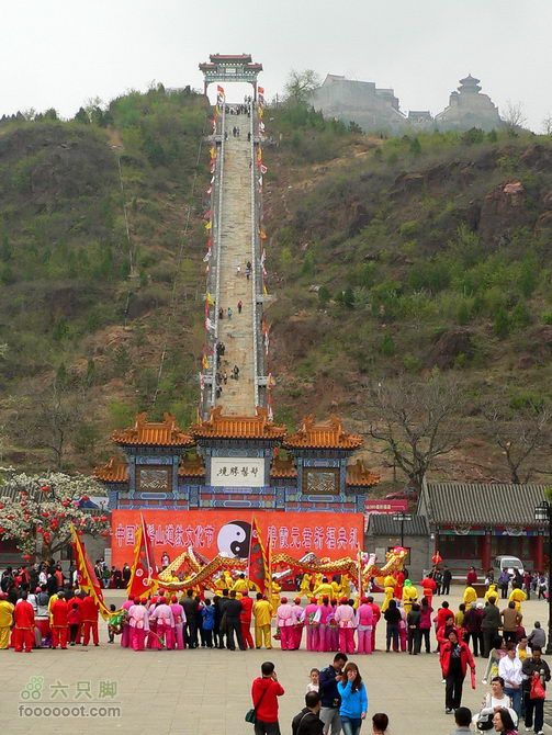 平谷徒步 小金山-丫髻山 看桃花 逛庙会thj078