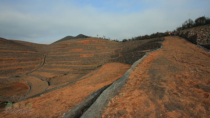 东天目至天目大峡谷徒步沿着梯田上行