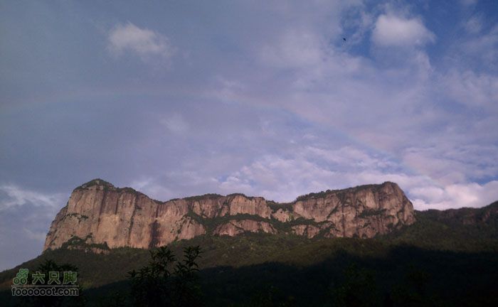 4.30仙居景星岩徒步雨后彩虹，不枉此行。