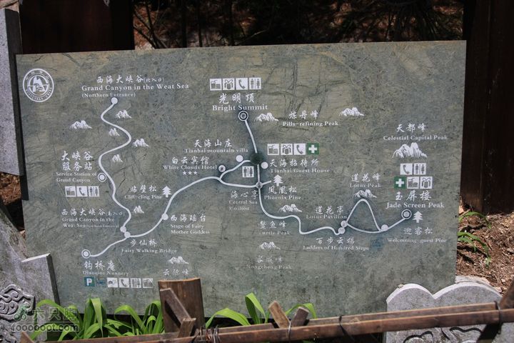 黄山导向牌