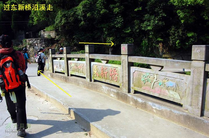 2012年5月5日松石岭亭溪岭（新路）城扬金山东山路线轨迹58 过东新桥右弯沿溪走
