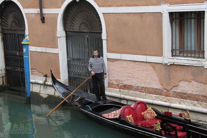 美丽水城威尼斯闲游意大利贡多拉帅哥