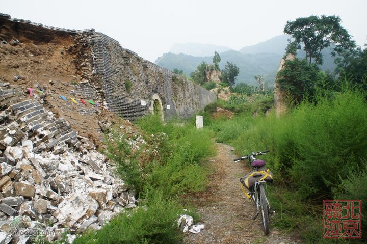 北京骑迹47 寻北京唯一一座无梁阁 访兴隆观坍塌的将军关长城