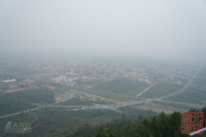 北京骑迹47 寻北京唯一一座无梁阁 访兴隆观从兴隆观鸟瞰平谷