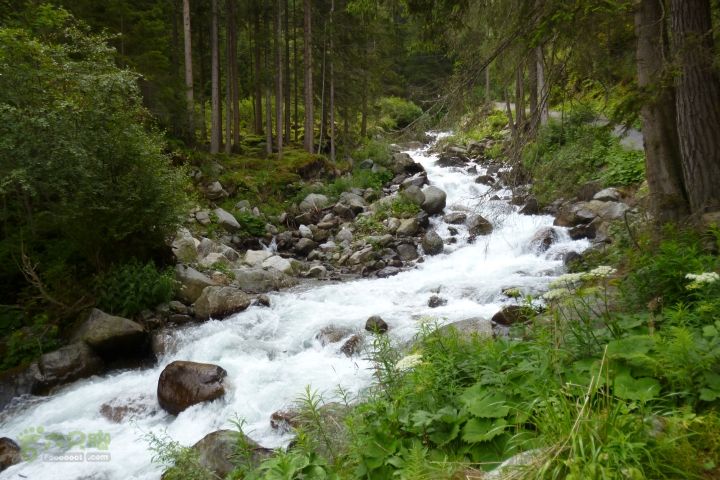 阿尔卑斯山徒步之奥地利奥茨Stuibenfall瀑布Stuibenfall瀑布_P1020924