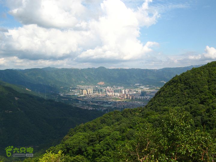 赤星村-昇山寺-叶洋-岭头-(龙潭)-森林公园南门叶洋机耕道俯瞰福州北城