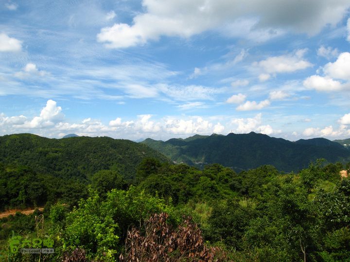 赤星村-昇山寺-叶洋-岭头-(龙潭)-森林公园南门遥望笔架山及新霍公路