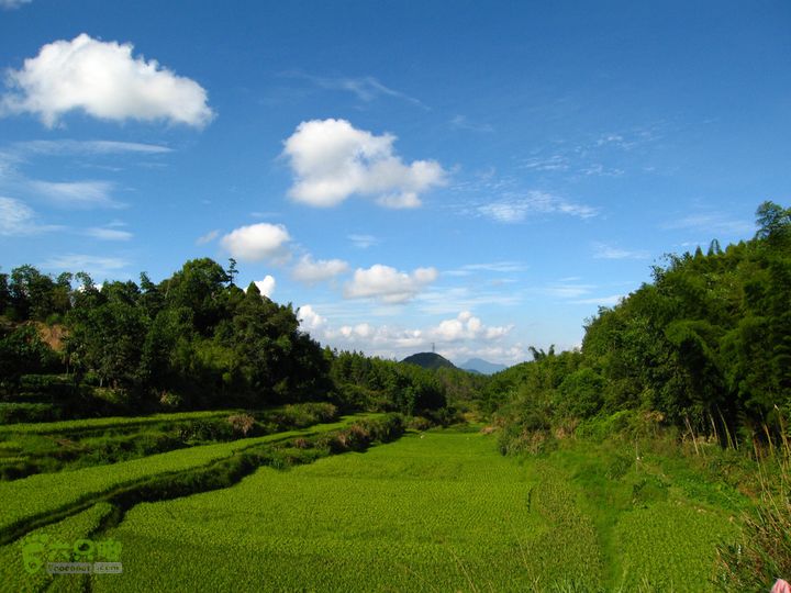 赤星村-昇山寺-叶洋-岭头-(龙潭)-森林公园南门依稀可见笔架山
