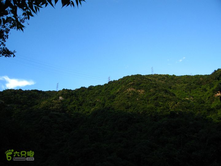 赤星村-昇山寺-叶洋-岭头-(龙潭)-森林公园南门上周从第二座铁塔处下的山