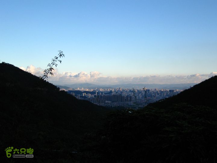 赤星村-昇山寺-叶洋-岭头-(龙潭)-森林公园南门揽碧亭上看夕阳下的福州