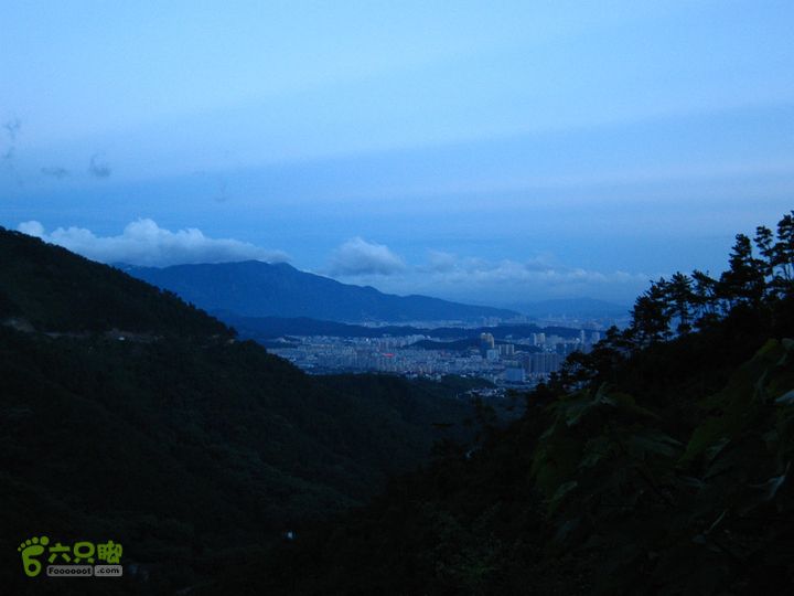 赤星村-昇山寺-叶洋-岭头-(龙潭)-森林公园南门溢景亭下看福州