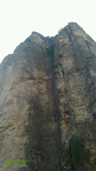 雁荡山偷渡之旅天柱峰下，坐等灵岩飞渡的表演。