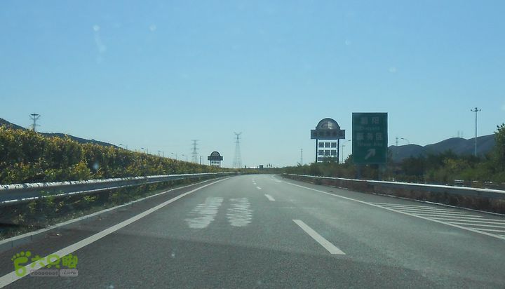 长春至北京 2012十一行朝阳服务区