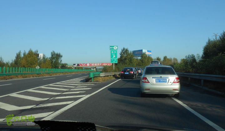 长春至北京 2012十一行在绕城高速“一汽”出口下来， 改走 G102.