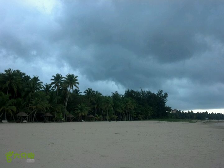 海南之行第二天，环入门湾单车绿道。终点东郊椰林东郊椰林