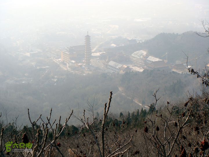 博山正觉寺 雾蒙蒙