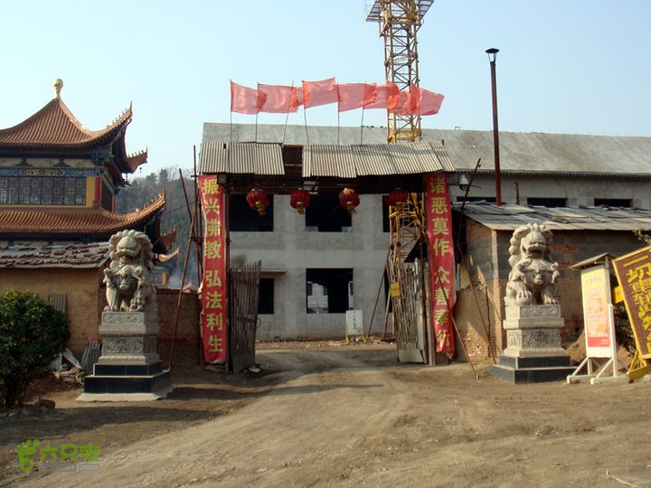 博山正觉寺 寺庙门口