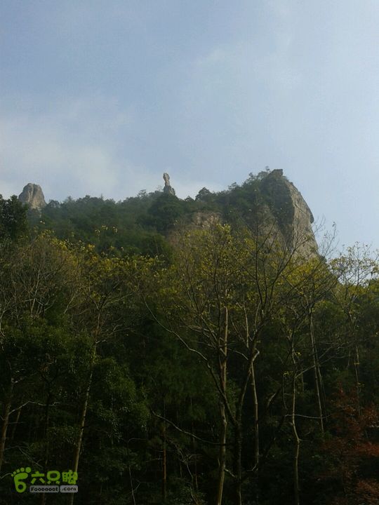 雁荡南阁(应该横官路村上),森林公园金鸡峰