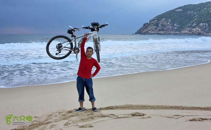 20121213--中国最南海湾（最南沙滩）--虎头湾骑行1