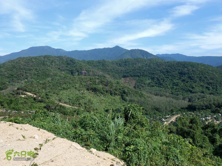 20130105--三亚福万岭山地骑行--大坡度碎石路DSCN2955