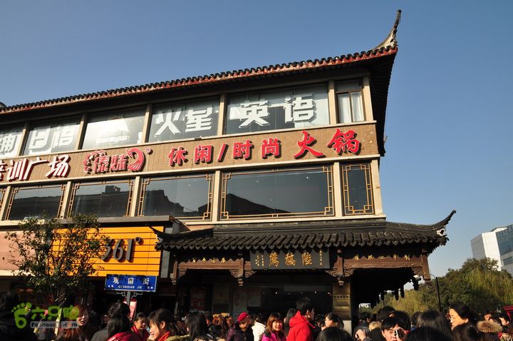 行摄苏州古城区观前街观前街（陆稿荐）