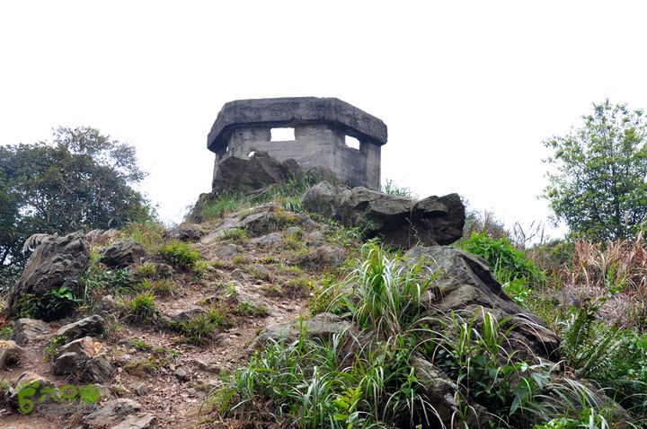 徒步广州　渔龙线　经典徒步线路之一侵华日军碉堡