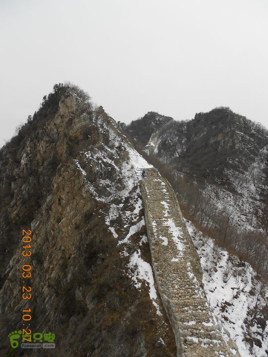 虹鳟鱼场、涧口、小布达拉、正北楼、牛角边、慕田峪长城穿越。DSCN3731
