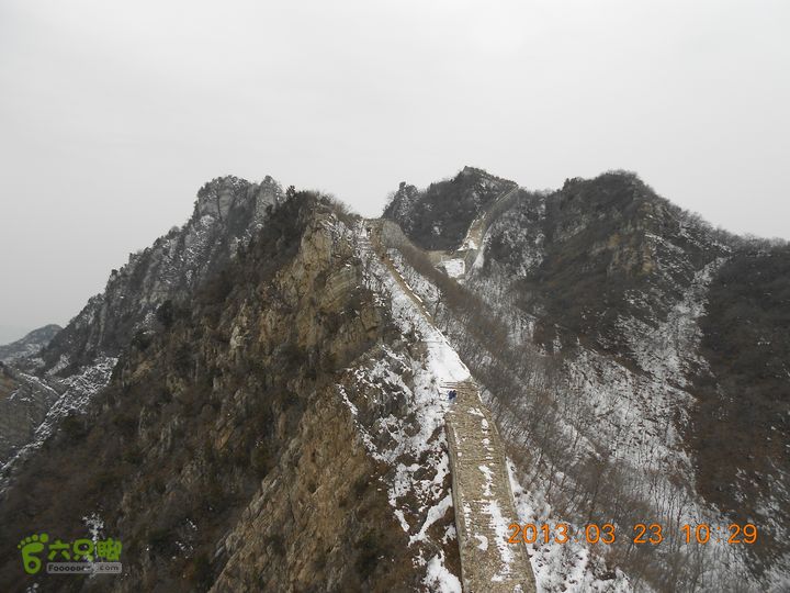 虹鳟鱼场、涧口、小布达拉、正北楼、牛角边、慕田峪长城穿越。DSCN3734