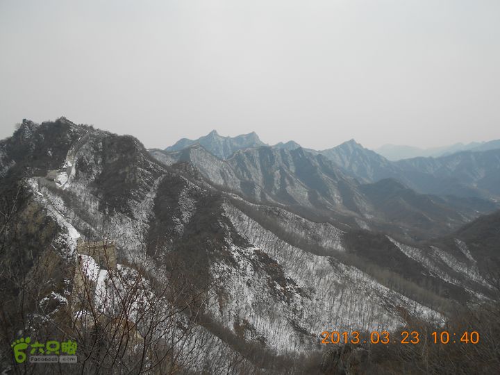 虹鳟鱼场、涧口、小布达拉、正北楼、牛角边、慕田峪长城穿越。DSCN3748