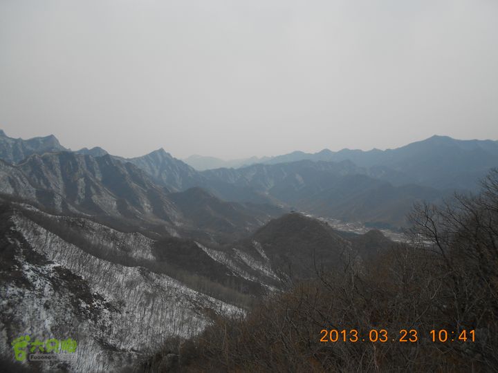 虹鳟鱼场、涧口、小布达拉、正北楼、牛角边、慕田峪长城穿越。DSCN3750