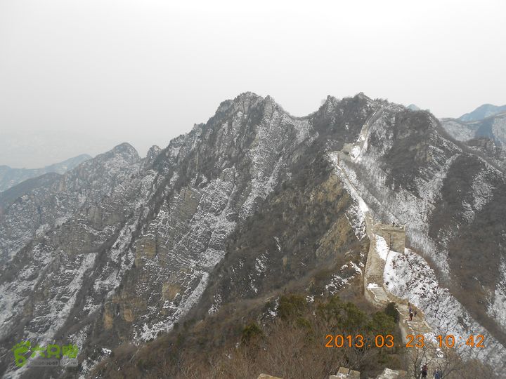 虹鳟鱼场、涧口、小布达拉、正北楼、牛角边、慕田峪长城穿越。DSCN3751