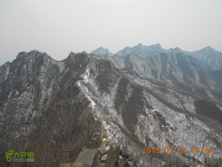 虹鳟鱼场、涧口、小布达拉、正北楼、牛角边、慕田峪长城穿越。DSCN3754