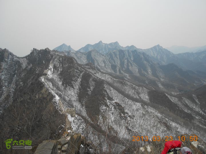 虹鳟鱼场、涧口、小布达拉、正北楼、牛角边、慕田峪长城穿越。DSCN3755