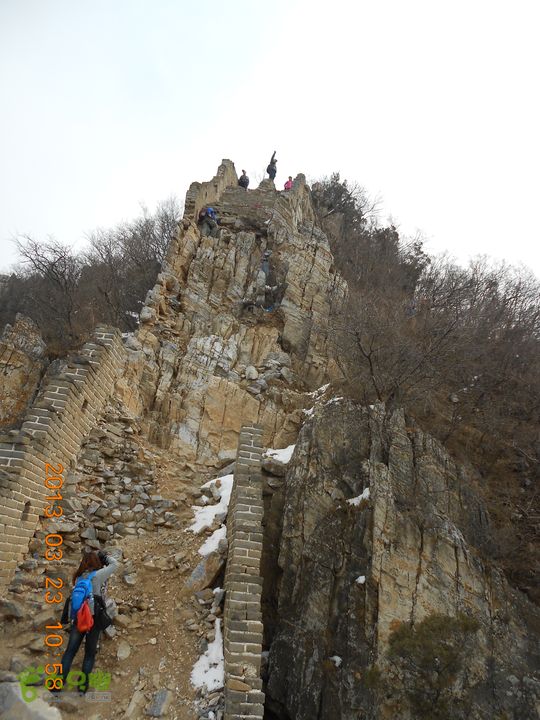 虹鳟鱼场、涧口、小布达拉、正北楼、牛角边、慕田峪长城穿越。DSCN3762
