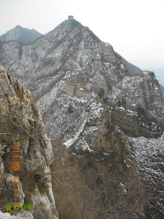 虹鳟鱼场、涧口、小布达拉、正北楼、牛角边、慕田峪长城穿越。DSCN3775