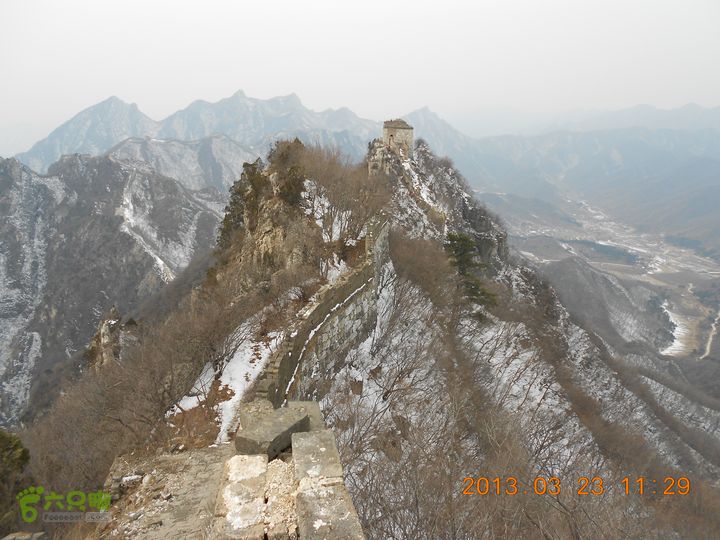 虹鳟鱼场、涧口、小布达拉、正北楼、牛角边、慕田峪长城穿越。DSCN3778