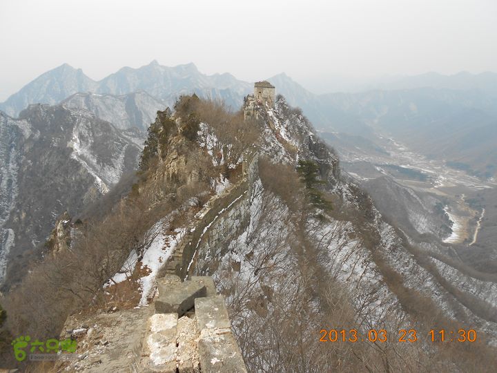 虹鳟鱼场、涧口、小布达拉、正北楼、牛角边、慕田峪长城穿越。DSCN3779