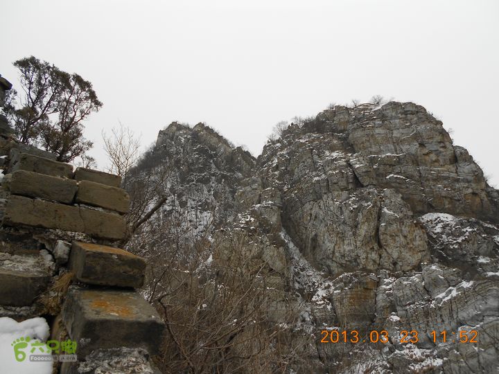 虹鳟鱼场、涧口、小布达拉、正北楼、牛角边、慕田峪长城穿越。DSCN3783