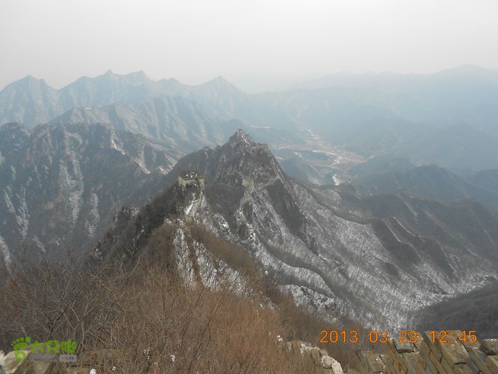 虹鳟鱼场、涧口、小布达拉、正北楼、牛角边、慕田峪长城穿越。DSCN3794