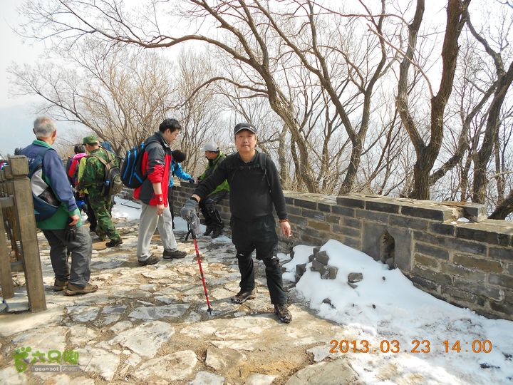 虹鳟鱼场、涧口、小布达拉、正北楼、牛角边、慕田峪长城穿越。DSCN3796
